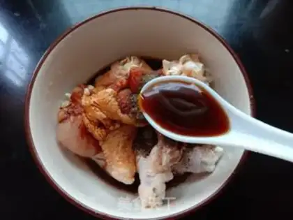 Make Burn the chicken leg step 5