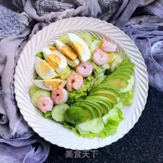 Make Cream shrimp salad step 8