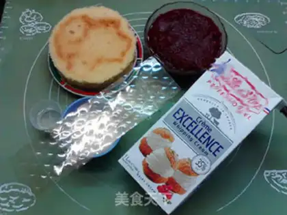Make Mirror cranberry mousse cake step 0