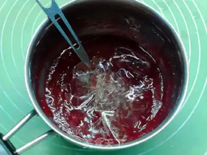 Make Mirror cranberry mousse cake step 4