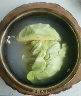 Make Fan cabbage step 1