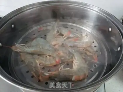 Make Steam shrimp step 2