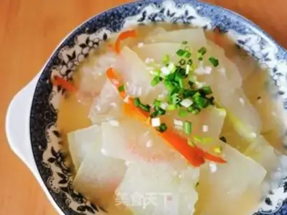 Make Clear the winter melon step 11