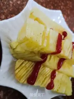 Make Cream Potato Tower step 10