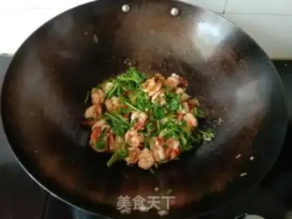 Make Garlic shrimp step 11