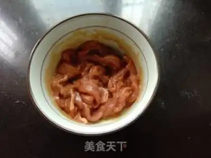 Make Pumpkin fried meat step 3