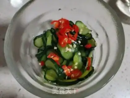 Make One night cucumber step 4