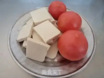 Make Tomato tofu step 0