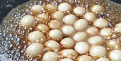 Make Red sugar pearls step 3