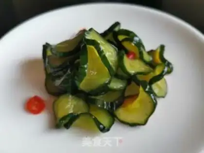 Make One night cucumber step 9