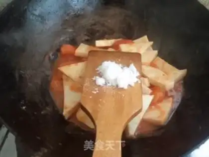 Make Tomato tofu step 5