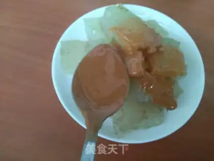 Make Sesame sauce and tweezers step 5