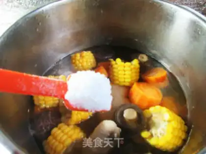 Make Three fresh chicken soup step 9