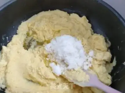 Make Green bean cake step 5