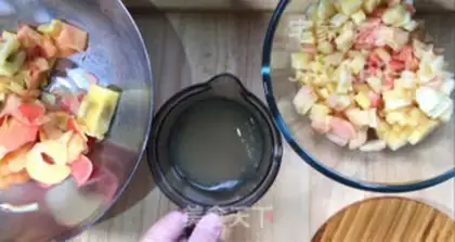 Make Homemade peach sauce step 1