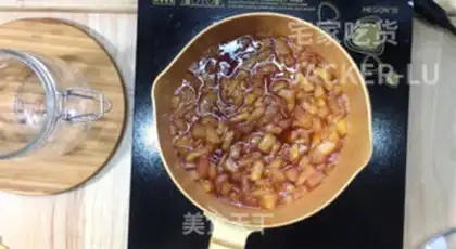 Make Homemade peach sauce step 8