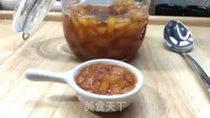 Make Homemade peach sauce step 11