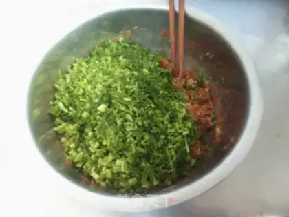 Make Pork dumplings step 3