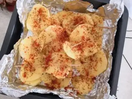 Make Baked potato chips step 2