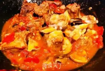 Make Tomato mushroom ribs step 9