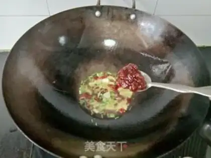 Make Spicy pig blood step 2