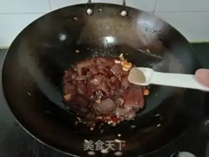 Make Spicy pig blood step 6