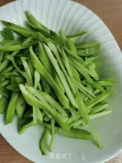 Make Sword bean fried meat step 2