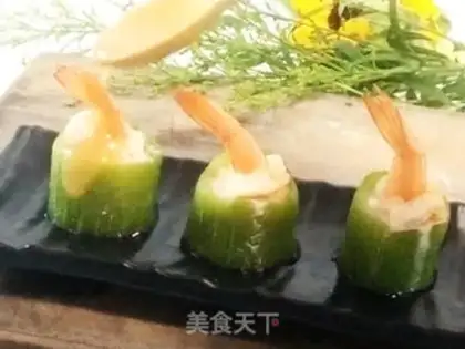 Make Shrimp tofu melon step 8