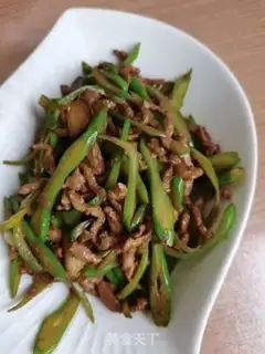 Make Sword bean fried meat step 8