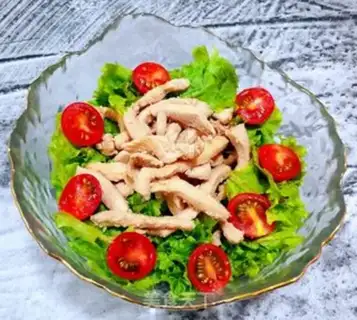 Make Chicken chest vegetable salad step 7