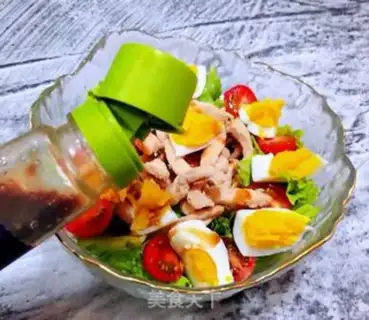 Make Chicken chest vegetable salad step 9