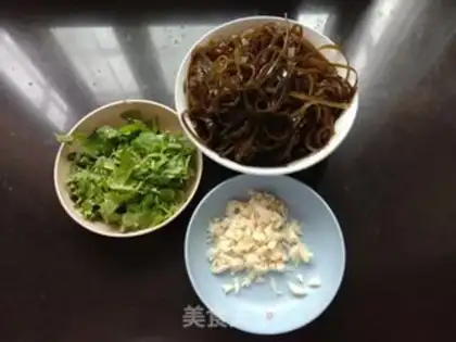 Make Garlic seaweed step 0