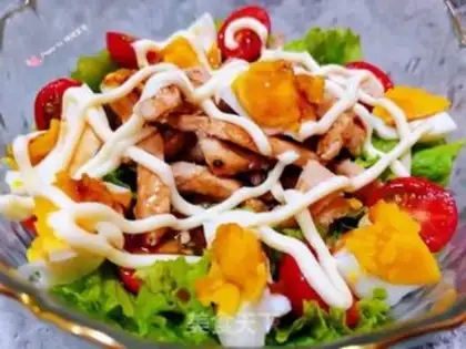 Make Chicken chest vegetable salad step 10