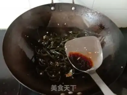 Make Garlic seaweed step 5