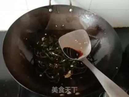 Make Garlic seaweed step 6