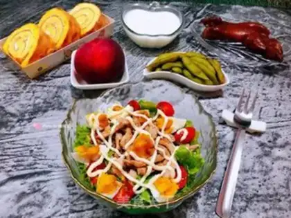 Make Chicken chest vegetable salad step 15