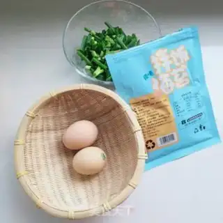 Make Onion moss eggcake step 0