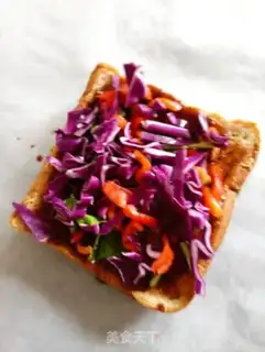 Make Shrimp toast pizza step 4