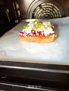 Make Shrimp toast pizza step 8