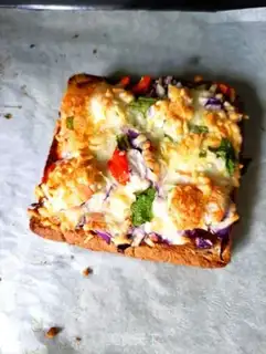 Make Shrimp toast pizza step 10