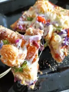 Make Shrimp toast pizza step 11