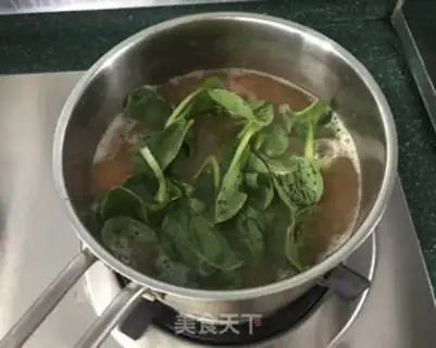 Make Tofu eggs and bouquet soup step 6