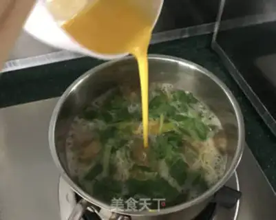Make Tofu eggs and bouquet soup step 7