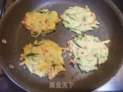 Make cucumber eggcake step 5