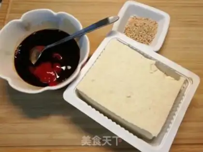Make Cracky sugar and tofu step 0