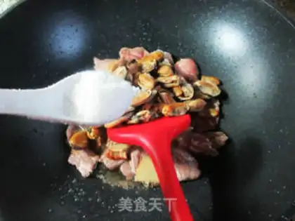 Make Scrambled pork step 7