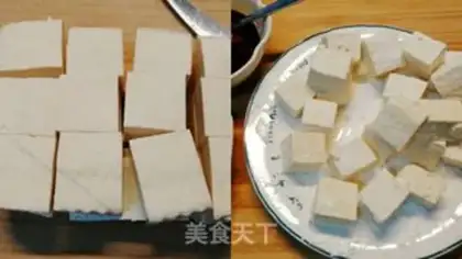 Make Cracky sugar and tofu step 1