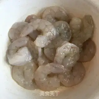 Make Shrimp fan tofu step 1