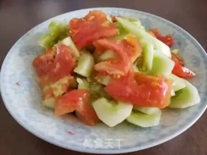 Make Cucumber with tomatoes step 3