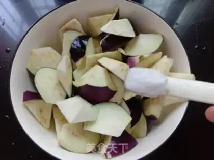 Make A regular eggplant step 1